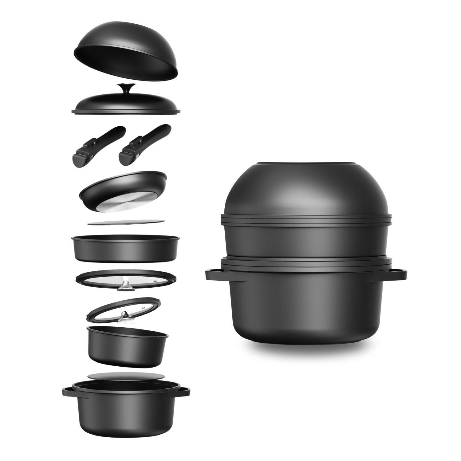 CuliStack Pro Pannenset (12-delig)